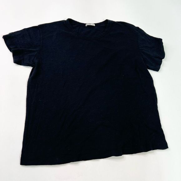Buck Mason Tops - Buck Mason Cotton T-Shirt Womens Medium Black Pullover Short Sleeve Crew Neck
